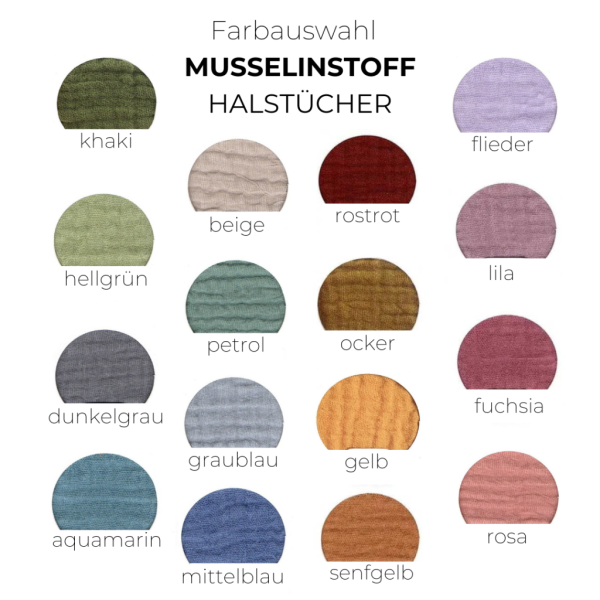 Halstuch Blumen