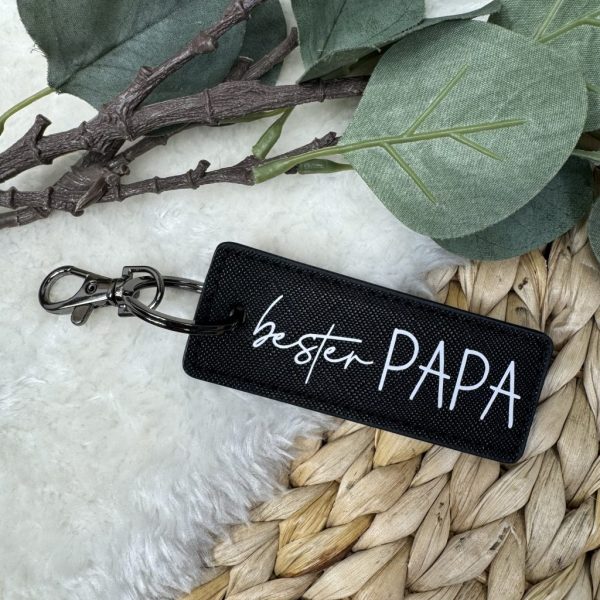 Schlüsselanhänger lang bester Papa