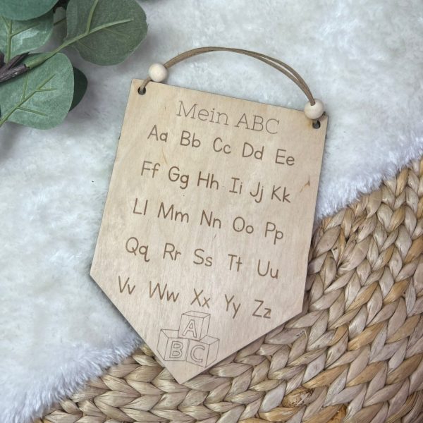 ABC Wimpel Buchstabenwürfel