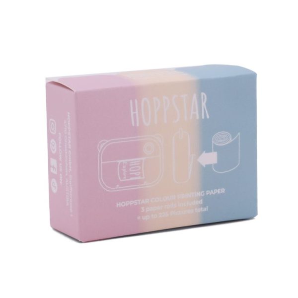 Hoppstar | 3er Packung Papierrollen farbig