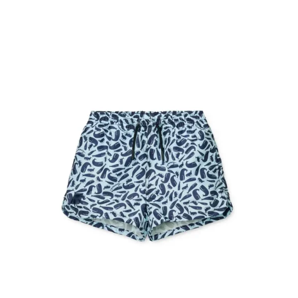 Liewood | Aiden Board Shorts ocean/pure sky