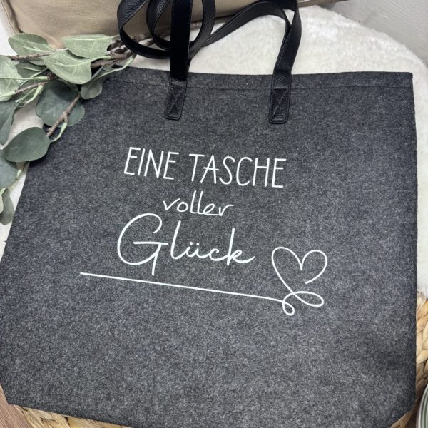Filztasche Eine Tasche voller Glück