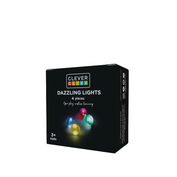 Cleverclixx | Balls Pack Dazzling Lights | 4 Stück