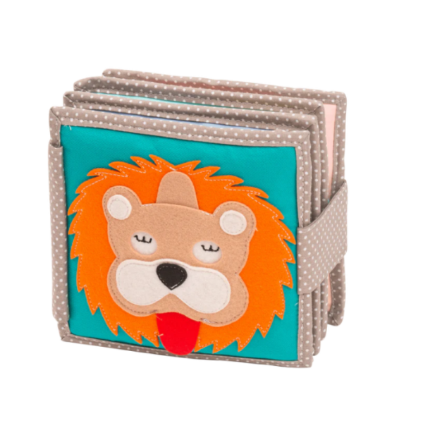 Jolly Designs | Mini Quiet-Book Dösender Löwe