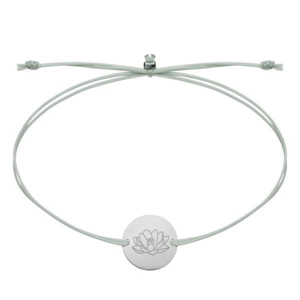 Armband Flowers of love Edelstahl Lotus