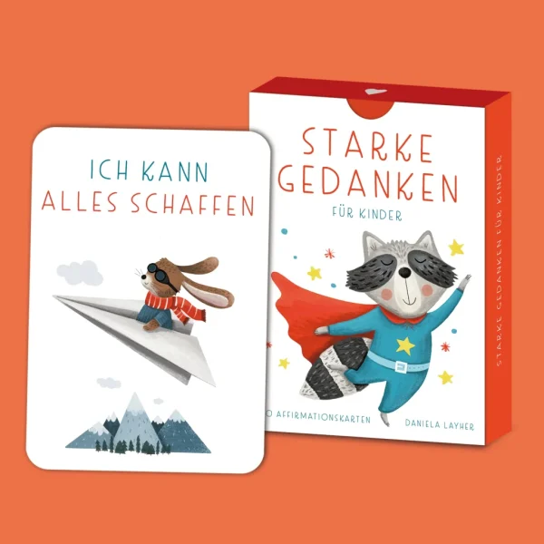 Rüsselfuchs | Affirmationskarten "Starke Gedanken"