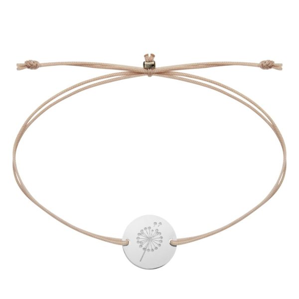 Armband Flowers of love Edelstahl Pusteblume