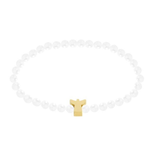Armband New Wonderful Moments vergoldet Schutzengel