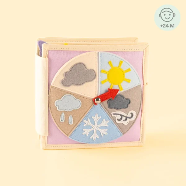 Jolly Designs | Mini Quiet-Book Schneeflocke bis Sonnenschein
