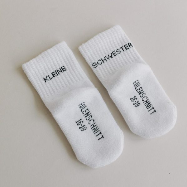 Eulenschnitt | Socken Kleine Schwester