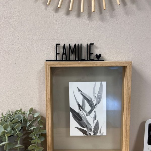 Bilderrahmen Topper Familie