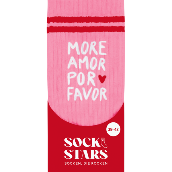 Grafikwerkstatt | Socken More Amor Por Favor
